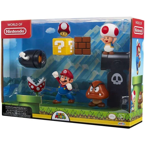 Super Mario Multi Pack Set con Pallottolo Bill e altri personaggi