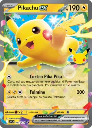 Pikachu EX 053