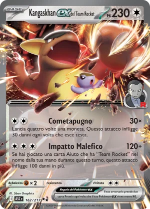 Kangaskhan EX del Team Rocket 