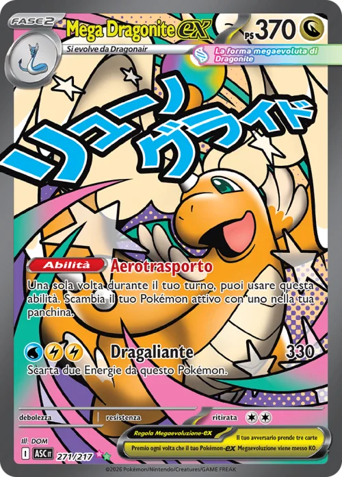 Mega Dragonite EX 271/217 Ascesa Eroica