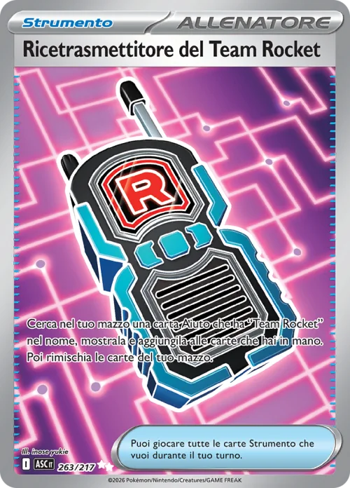 Ricetrasmettitore del Team Rocket 263/217 Ascesa Eroica