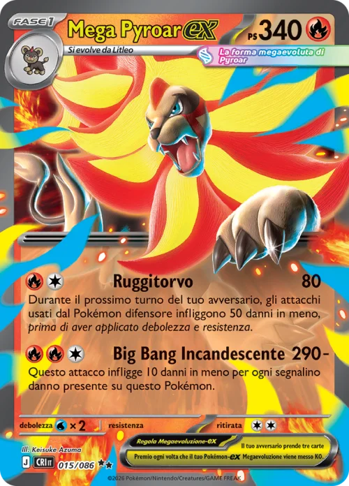 Mega Pyroar EX