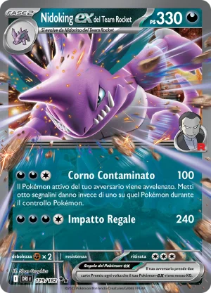 Nidoking EX del Team Rocket
