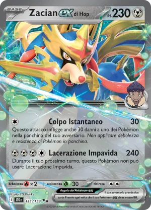 Zacian EX di Hop
