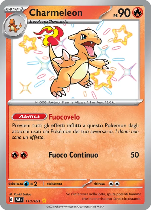 Charmeleon 110/091 Destino di Paldea