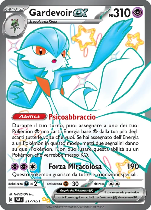 Gardevoir EX 217/091 Destino di Paldea