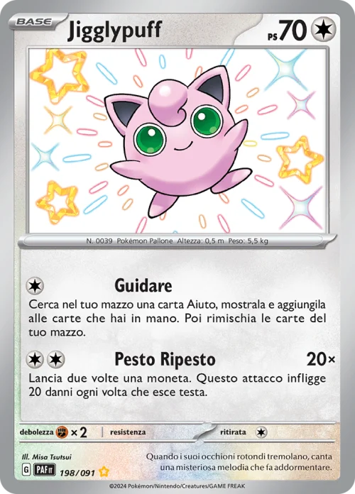 Jigglypuff 198/091 Destino di Paldea