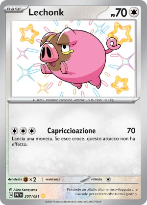 Lechonk 207/091 Destino di Paldea