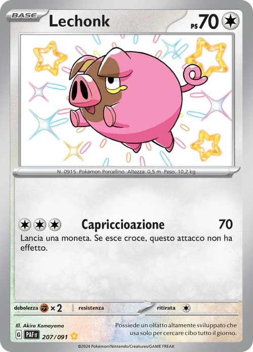 Lechonk 207/091 Destino di Paldea