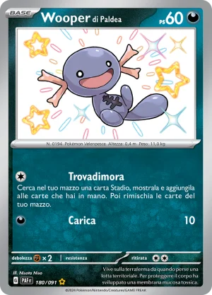 Wooper di Paldea 180/091 Destino di Paldea