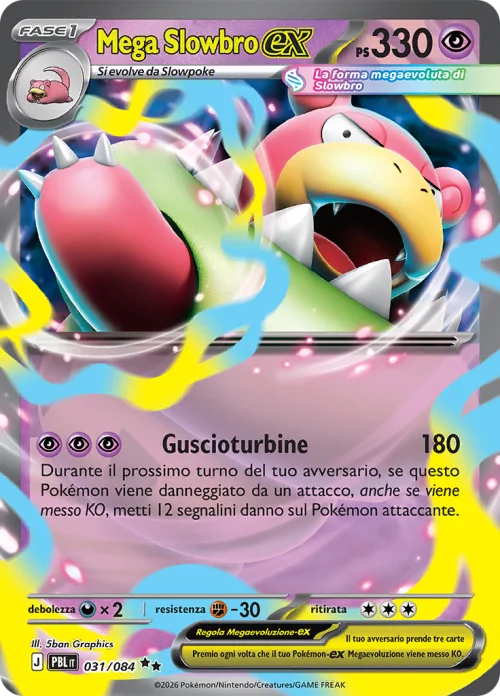 Mega Slowbro EX 031/084 Buio Pesto