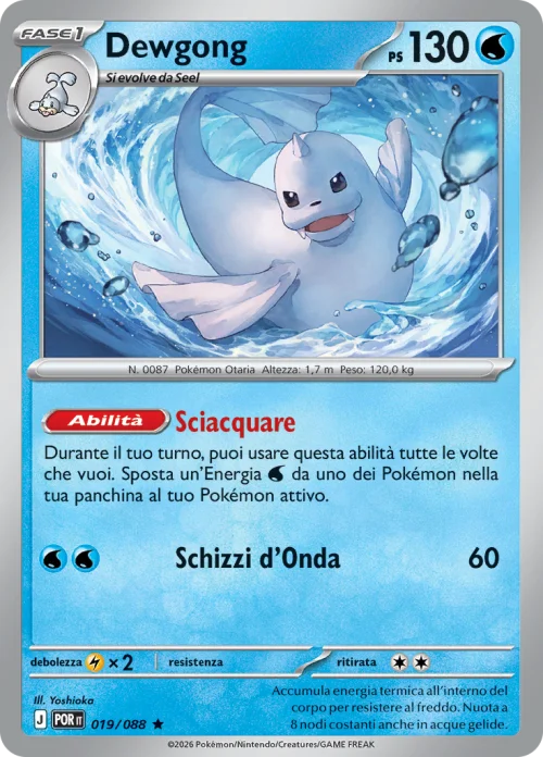 Dewgong 019/120 Equilibrio Perfetto