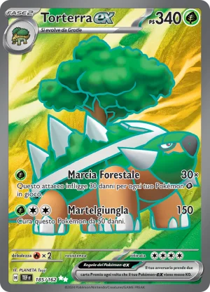 Pokemon Carta Foglie Di Ferro Ex 213/162 - Forze Temporali - Oro Iper Raro
